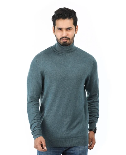 Men's High Neck Sweater